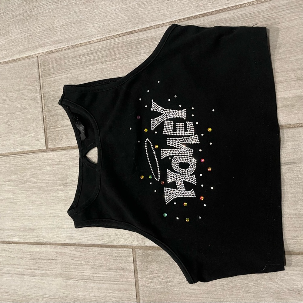 “Honey” cropped tank